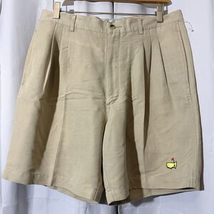 VTG 90's Masters Augusta National Golf Club Shorts Mens 34 Pleated